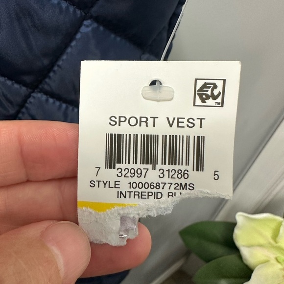 🦺 Karen Scott Quilted Vest - Size M, Navy (NEW) 🌟 - Picture 9 of 12